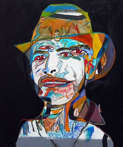 Surportré : Marcos Alejandro Rosas Jassan, 2014 (olaj, vászon) alkotó: Benoit Erwann Boucherot