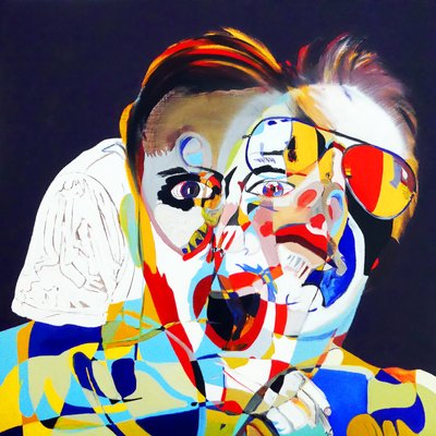 Portré: Olivier, Juan  moi, 2019 (olaj, vászon) alkotó: Benoit Erwann Boucherot