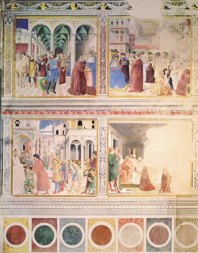 Epizódok Szent Ágoston életéből, 1463-65 (lásd még: 192535, 192549, 192550, 192552, 192553, 192554) alkotó: Benozzo di Lese di Sandro Gozzoli