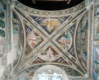 Epizódok Szent Ágoston életéből, a kórus mennyezetéről, 1463-65 alkotó: Benozzo di Lese di Sandro Gozzoli