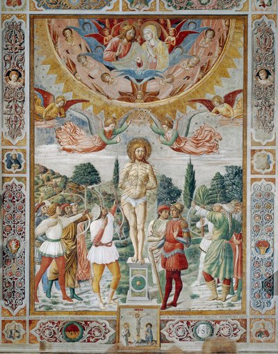 Szent Sebestyén vértanúsága alkotó: Benozzo di Lese di Sandro Gozzoli