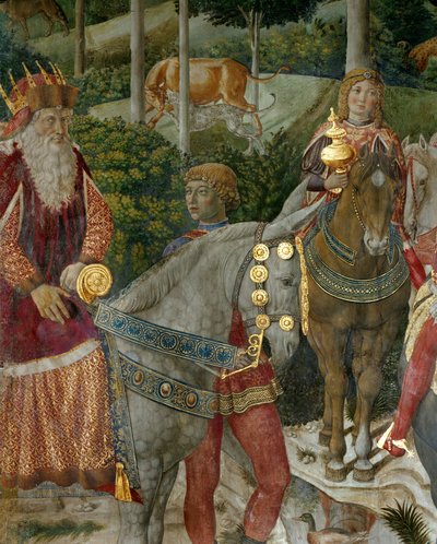 A bölcsek imádása (freskó) alkotó: Benozzo di Lese di Sandro Gozzoli