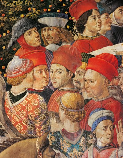 A mágusok kavalkádja alkotó: Benozzo di Lese di Sandro Gozzoli
