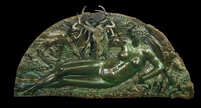 La nymphe de Fontainebleau - a nimfa ... alkotó: Benvenuto Cellini