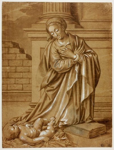 Madonna és gyermeke alkotó: Benvenuto Tisi da Garofalo