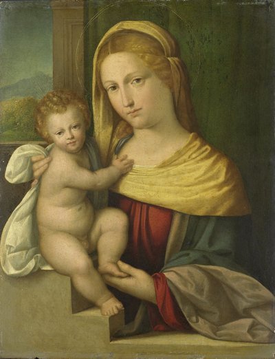 Madonna és gyermeke alkotó: Benvenuto Tisi da Garofalo
