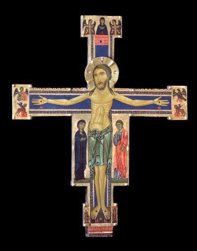 Feszület (Fafestmény, 1228-1236 körül) alkotó: Berlinghiero (fl.1228-36) Berlinghieri