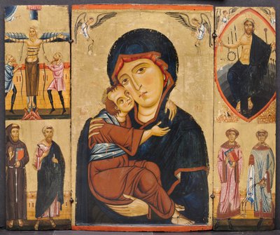 Szűz és gyermek a szentekkel alkotó: Berlinghiero