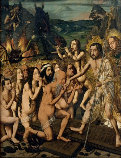 Krisztus leszállása Limbóba, 1475 körül (olaj, fa) alkotó: Bermejo