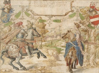 Ottó, Nassau grófja és felesége, Adelheid van Vianen, 1530-35. alkotó: Bernaert van Orley