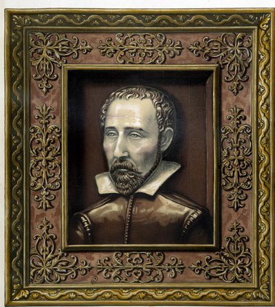 Bernard Palissy portréja, cserépedényben saját kezűleg kivitelezte – C. Delange és C. Borneman „Bernard Palissy munkája” című művében, Párizs alkotó: Bernard (after) Palissy