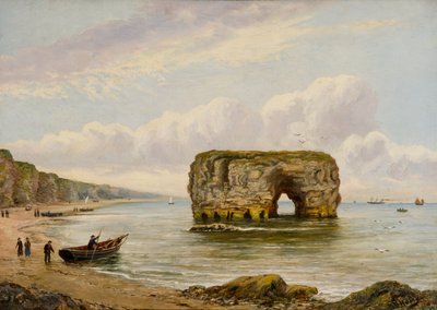 Marsden Rock, 1880-1900 körül (olaj, vászon) alkotó: Bernard Benedict Hemy