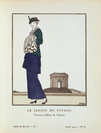 LE JARDIN DU PEYROU - Chéruit személyre szabott jelmeze alkotó: Bernard Boutet de Monvel