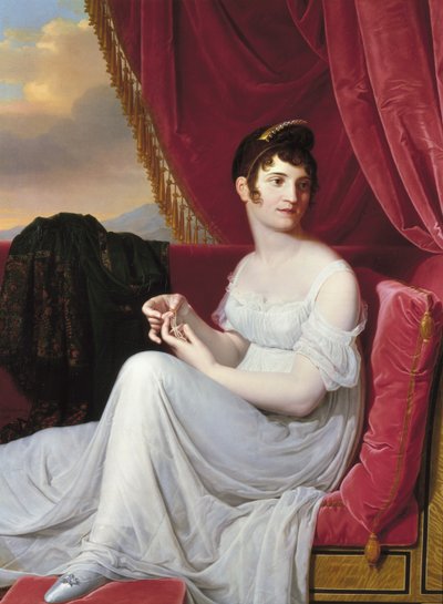 Madame Tallien portréja, 1806 alkotó: Bernard Duvivier