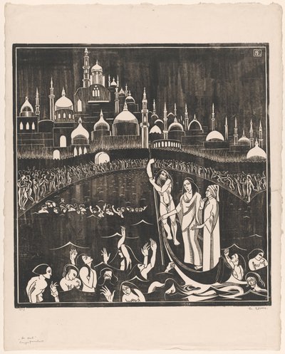 De Hel (eredeti cím a tárgyon) alkotó: Bernard Essers (signed by artist)