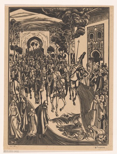 Belépés alkotó: Bernard Essers (signed by artist)