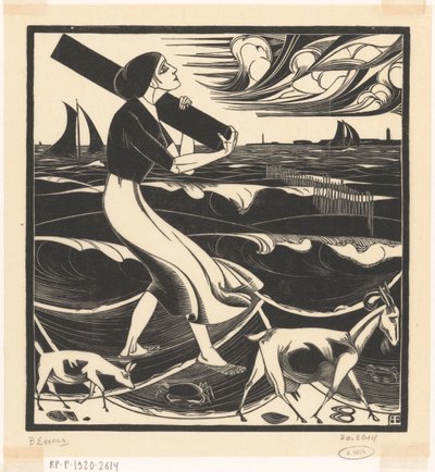 Strand (eredeti cím) alkotó: Bernard Essers (signed by artist)