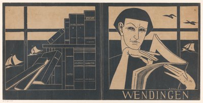 Wendingen borítója alkotó: Bernard Essers