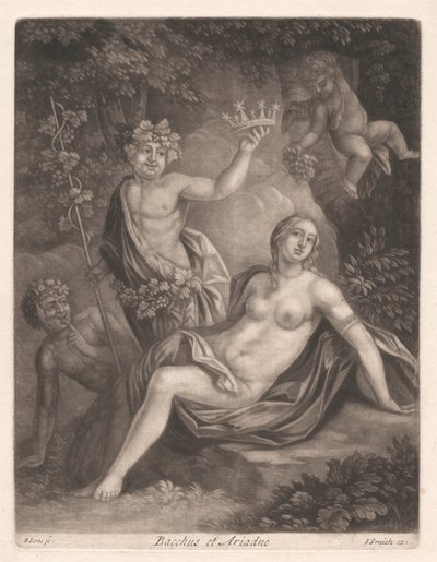 Bacchus és Ariadne alkotó: Bernard Lens
