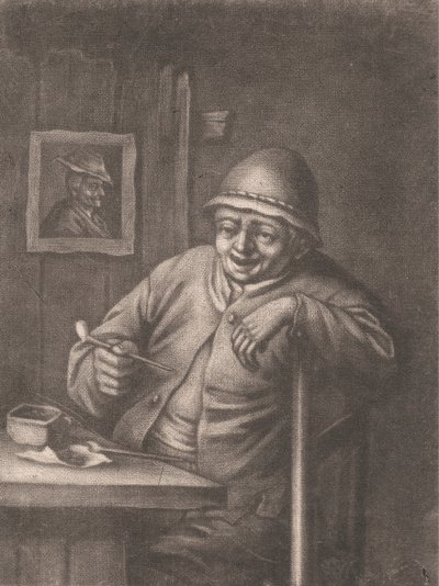 Dohányzó férfi alkotó: Bernard Lens