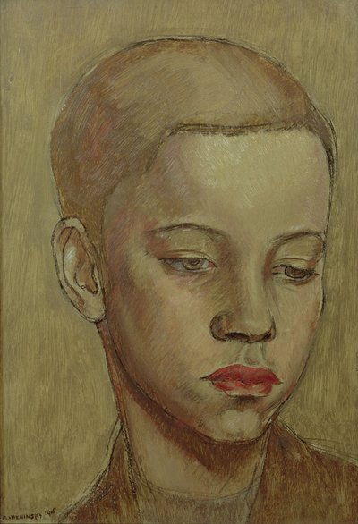 Egy fiú feje alkotó: Bernard Meninsky