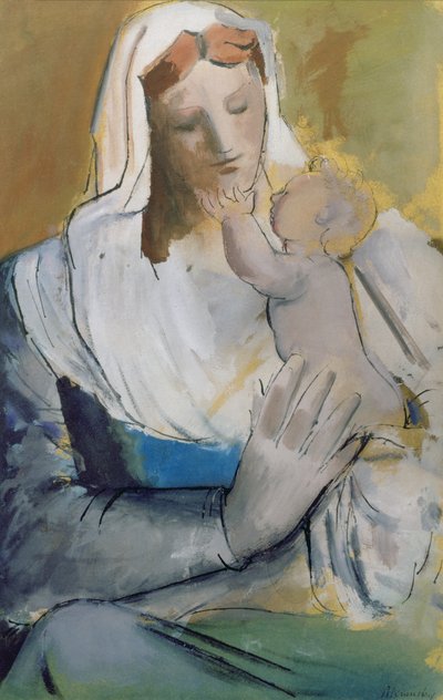 Anya és gyermek alkotó: Bernard Meninsky
