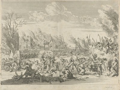 Francia atrocitások Bodegravenben és Zwammerdamban, 1672 alkotó: Bernard Picart (workshop of)
