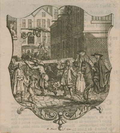 Egy londoni jelenet, 1720-ban alkotó: Bernard Picart