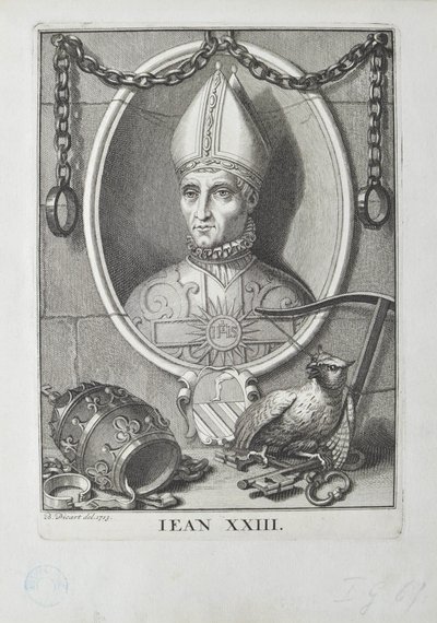 XXIII. János Baldassare Cossa antipápa, 1713. alkotó: Bernard Picart