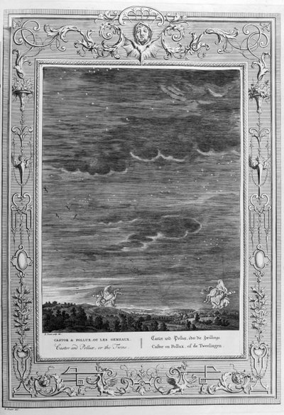 Castor és Pollux (metszet) alkotó: Bernard Picart