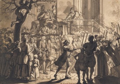 A Törvény vőlegényeinek felvonulása alkotó: Bernard Picart