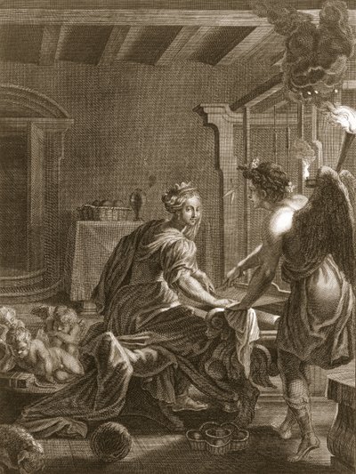 Penelope a szövőszéknél, 1731 alkotó: Bernard Picart