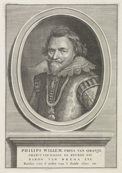 Philip Willem, Orange hercegének portréja alkotó: Bernard Picart
