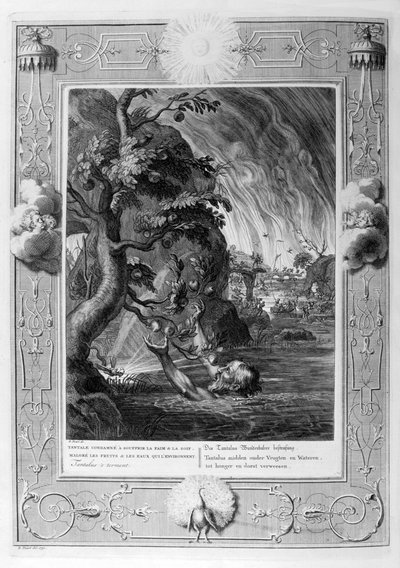 Tantalus gyötrelem, 1733 alkotó: Bernard Picart