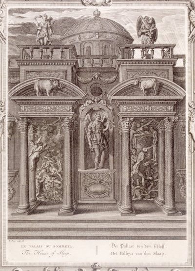 Az alvás háza, 1731 alkotó: Bernard Picart