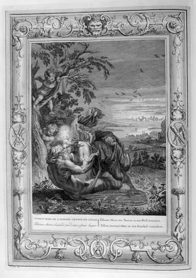 Titon és Aurora (metszet) alkotó: Bernard Picart