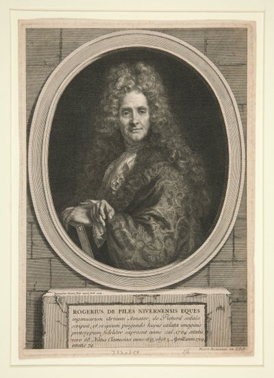 Cím nélkül (Roger de Piles portréja) alkotó: Bernard Picart