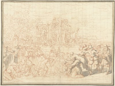 A De Witt testvérek testének megcsonkítása, 1672 alkotó: Bernard Picart