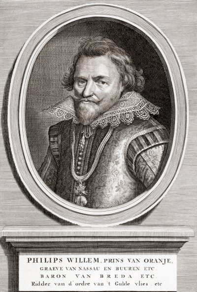 Philip Vilmos, Orange hercegének (1554-1618) portréja alkotó: Bernard Picart