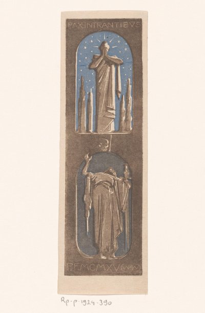 Béke a belépőknek (eredeti cím a tárgyon) alkotó: Bernard Willem Wierink