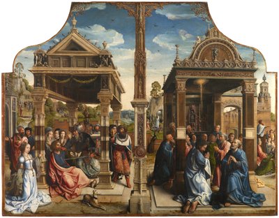Szent Tamás és Mátyás oltárképe, kb. 1510-1520 alkotó: Bernard van Orley