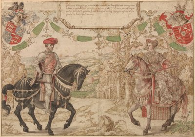 IV. Jan Johann nassaui gróf és felesége, Maria, Loon és Heinsberg grófnője, 1530 körül alkotó: Bernard van Orley
