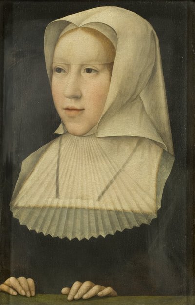 Osztrák Margit portréja (olaj, tábla) alkotó: Bernard van Orley