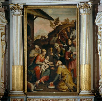 A bölcsek imádása alkotó: Bernardino Campi