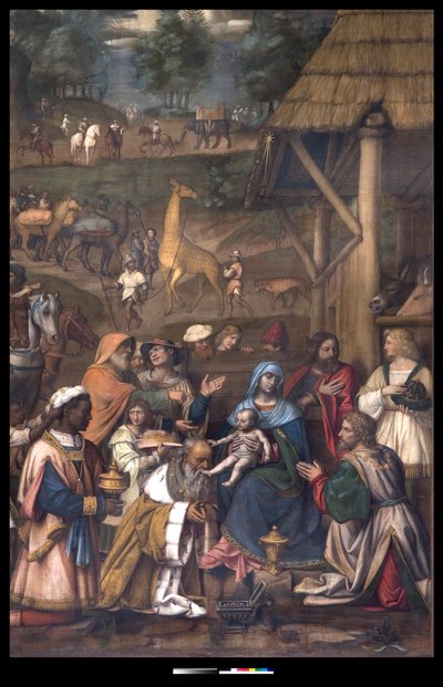 Mágusok imádata, 1513 alkotó: Bernardino Luini