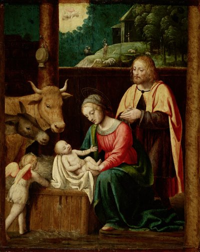 Krisztus születése alkotó: Bernardino Luini