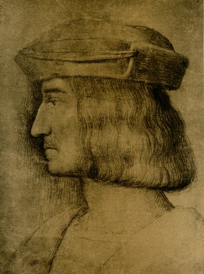 Férfi portré alkotó: Bernardino Luini