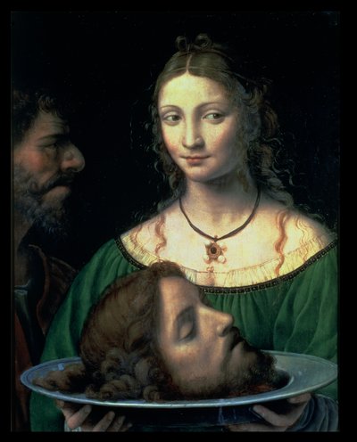 Salome Keresztelő János fejével, 1525-1530 körül (panel) alkotó: Bernardino Luini