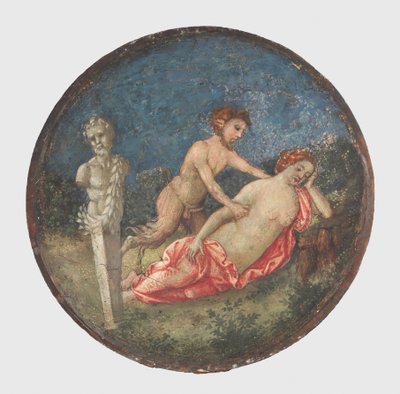 Jupiter és Antiope, kb. 1509. alkotó: Bernardino Pinturicchio