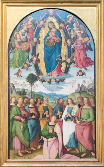 Szűz Mária mennybevétele alkotó: Bernardino di Betto (& studio) Pinturicchio
